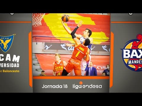 Resumen UCAM Murcia 93 - BAXI Manresa 103 (J18)