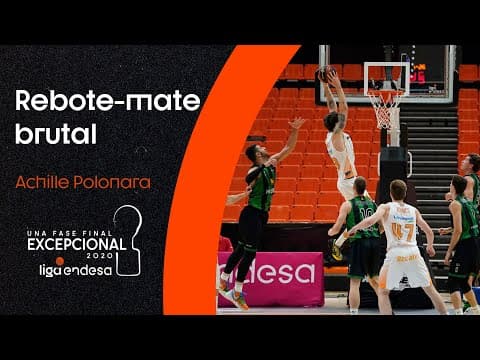 Brutal Polonara: ¡qué rebote-mate!