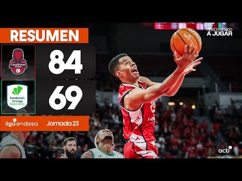 Resumen Casademont Zaragoza 84 - Unicaja 69 (J23)