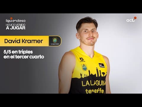 Kramer se enciende en el tercer cuarto: ¡5/5 en triples!