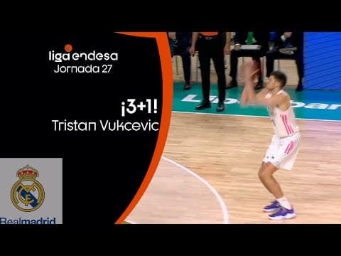 Vukcevic se marca un triplazo: ¡3+1!