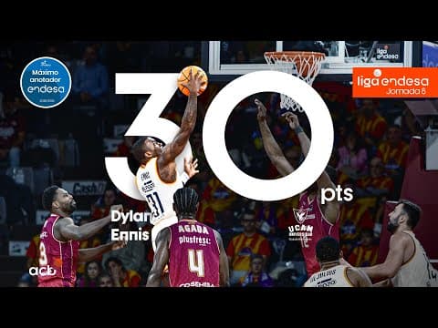 Dylan Ennis, Máximo Anotador Endesa de la Jornada 8