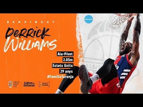 Así juega DERRICK WILLIAMS, fichaje de Valencia Basket