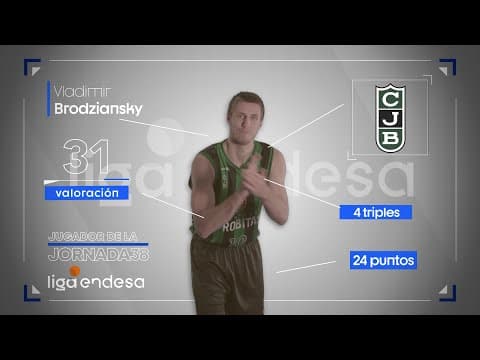 Vladimir Brodziansky, Jugador de la Jornada 38