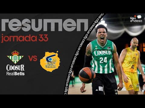 Resumen Coosur Real Betis 93 - Gran Canaria 86 (J33)