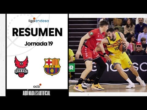 Resumen Coviran Granada 61 - Barça 94 (J19)