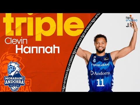 Clevin Hannah fuerza la prórroga con un triplazo