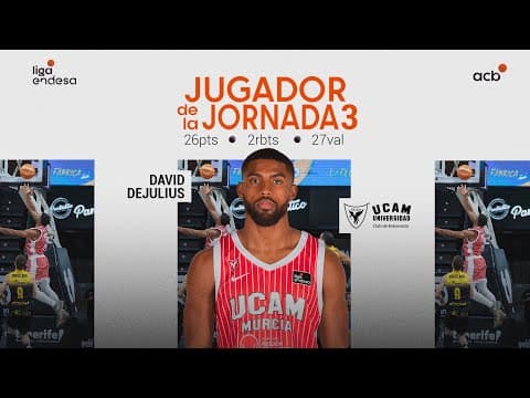 David DeJulius, Jugador de la Jornada 3 de la Liga Endesa 2025-26