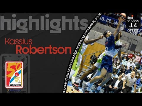 Kassius Robertson, líder ofensivo