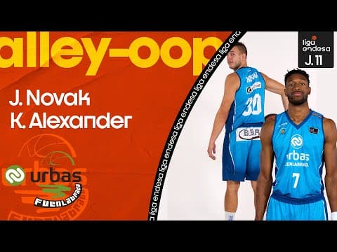 Tremendo alley-oop: Novak-Alexander