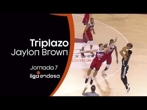 Triplazo de Jaylon Brown