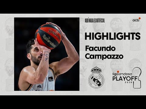 La dirección magistral del Facu Campazzo guía al Real Madrid