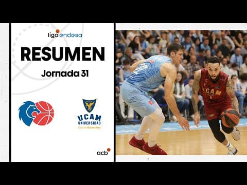 Resumen Río Breogán 60 - UCAM Murcia 65 (J31)