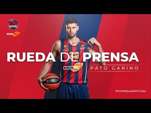 Rueda de prensa de Garino... ¡Desde casa!