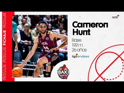 ¡Así juega Cameron Hunt, apuesta exterior del BAXI Manresa!