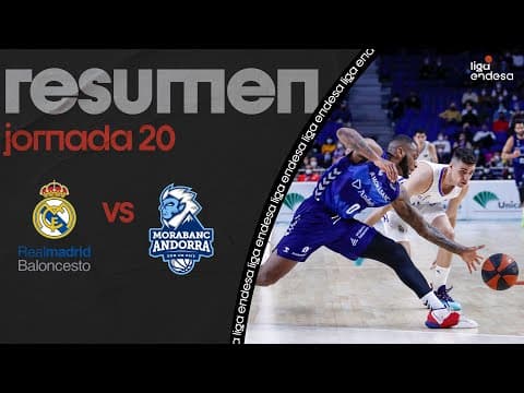 Resumen Real Madrid 83 - MoraBanc Andorra 88 (J20)