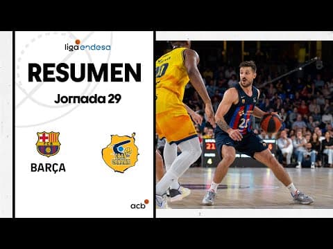 Resumen Barça 87 - Gran Canaria 78 (J29)