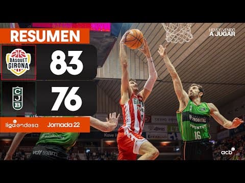 Resumen Bàsquet Girona 83 - Joventut Badalona 76 (J22)