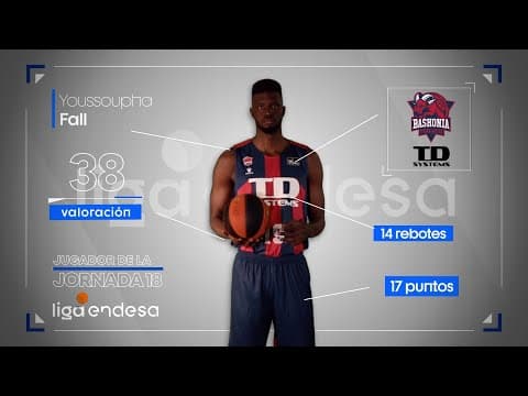 Youssoupha Fall, Jugador de la Jornada 18