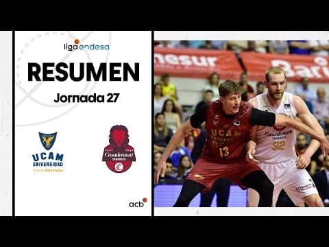 Resumen UCAM Murcia 79 - Casademont Zaragoza 74 (J27)