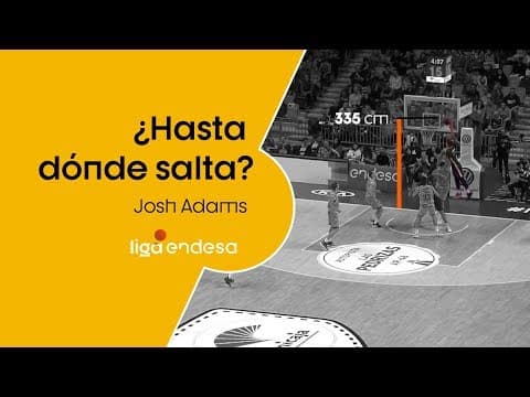 ¿Hasta dónde salta Josh Adams?