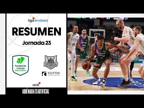 Resumen Unicaja 101 - Surne Bilbao Basket 84 (J23)