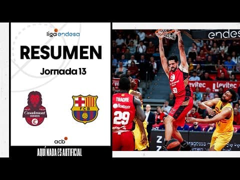 Resumen Casademont Zaragoza 101 - Barça 99 (J13)