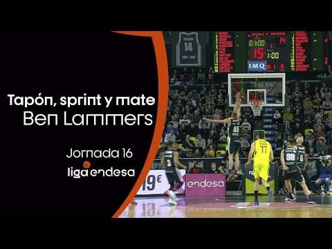 Tapón, sprint y mate de Ben Lammers