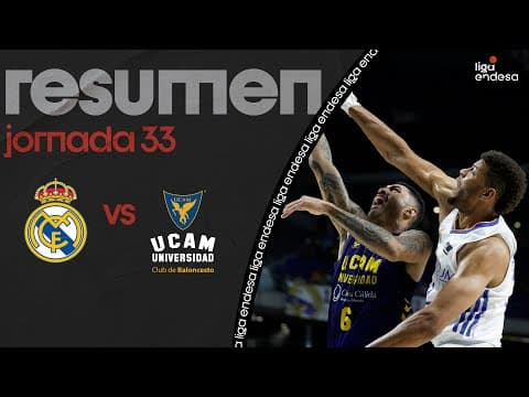Resumen Real Madrid 90 - UCAM Murcia 69 (J33)