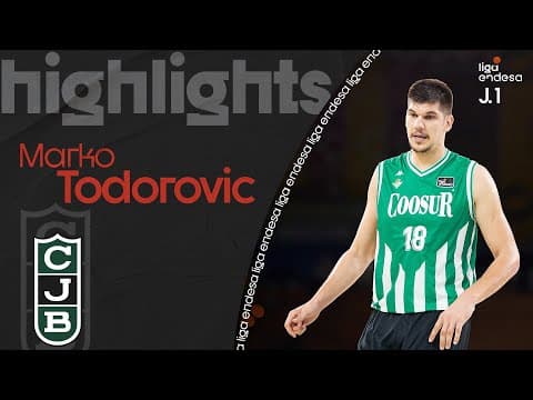Marko Todorovic regresa con fuerza