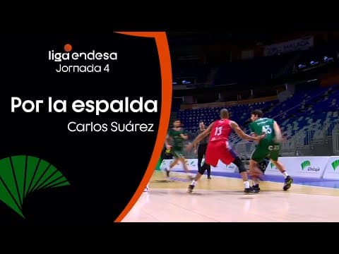 Carlos Suárez fabrica una asistencia mágica