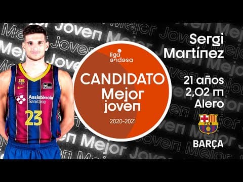 Sergi Martinez, candidato al Mejor Joven