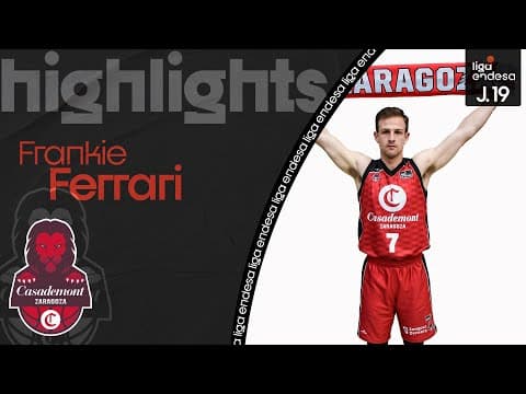 Frankie Ferrari: el talismán de Casademont Zaragoza