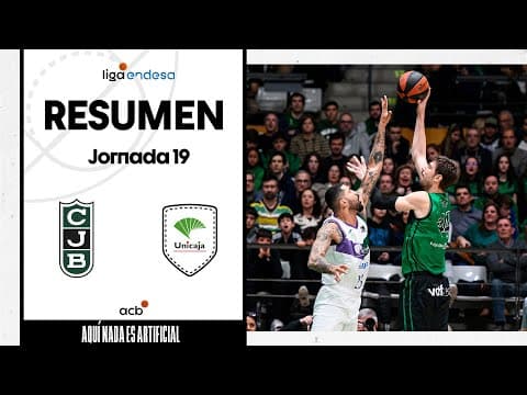 Resumen Joventut 85 - Unicaja 81 (J19)