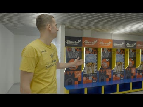 Salvó nos muestra el pabellón de la Copa del Rey