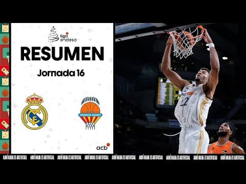 Resumen Real Madrid 83 - Valencia Basket 74 (J6)