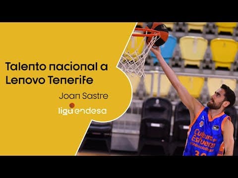 Talento nacional a Lenovo Tenerife: ¡Joan Sastre!