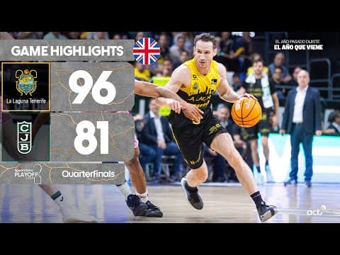 Resumen La Laguna Tenerife 96 - Joventut Badalona 81 (Cuartos 1º)