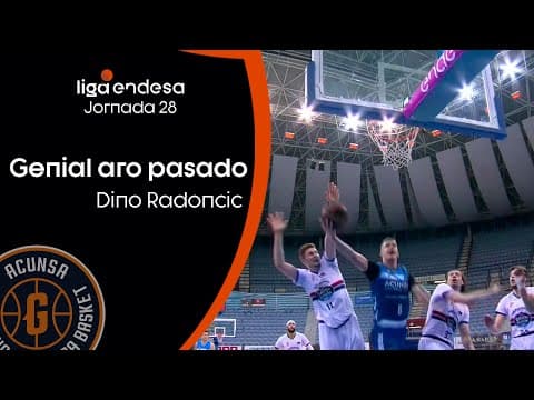 Dino Radoncic fabrica una genial canasta