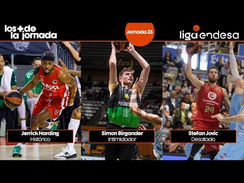 Los Más de la Jornada 23: Jerrick Harding, Simon Birgander y Stefan Jovic