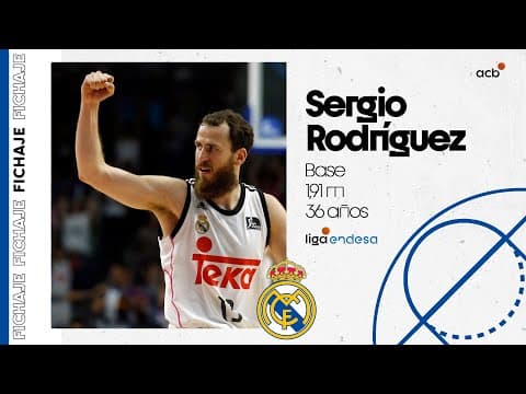 El 'Chacho' Sergio Rodríguez regresa al Real Madrid