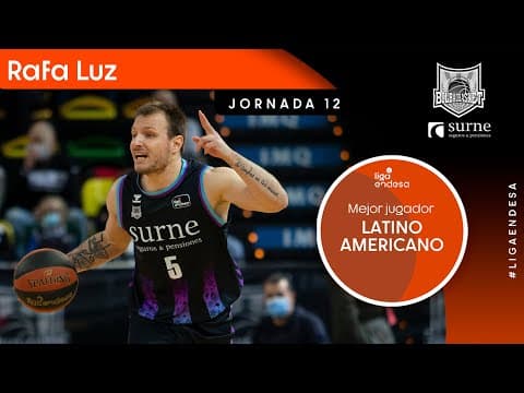 Rafa Luz, Mejor Jugador Latinoamericano de la Jornada 12