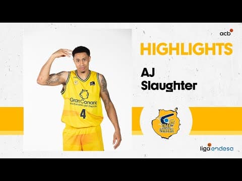 AJ Slaughter... ¡desatado!