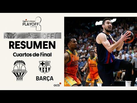 Resumen Valencia Basket 64 - Barça 87 (J36)