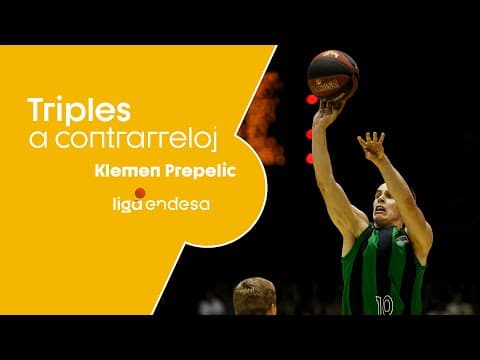 Los tres triples en un minuto de Prepelic