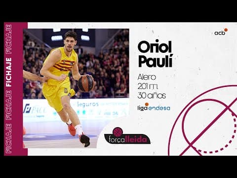 Oriol Paulí, nuevo fichaje del Hiopos Lleida