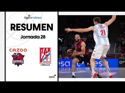 Resumen Cazoo Baskonia 110 - Monbus Obradoiro 94 (J28)