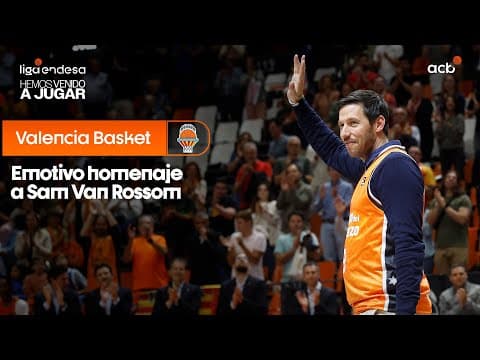 El Valencia Basket retira el dorsal de su leyenda Sam Van Rossom