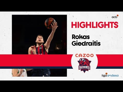 Giedraitis, referente ofensivo de Cazoo Baskonia