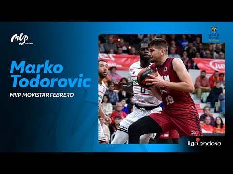 Todorovic, Jugador del mes de Febrero